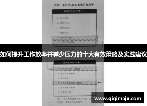 如何提升工作效率并减少压力的十大有效策略及实践建议